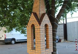 Подсветка башни и дерева